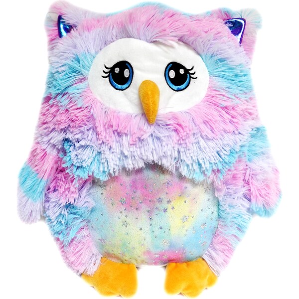 Jumbo Plush Rainbow Owl each