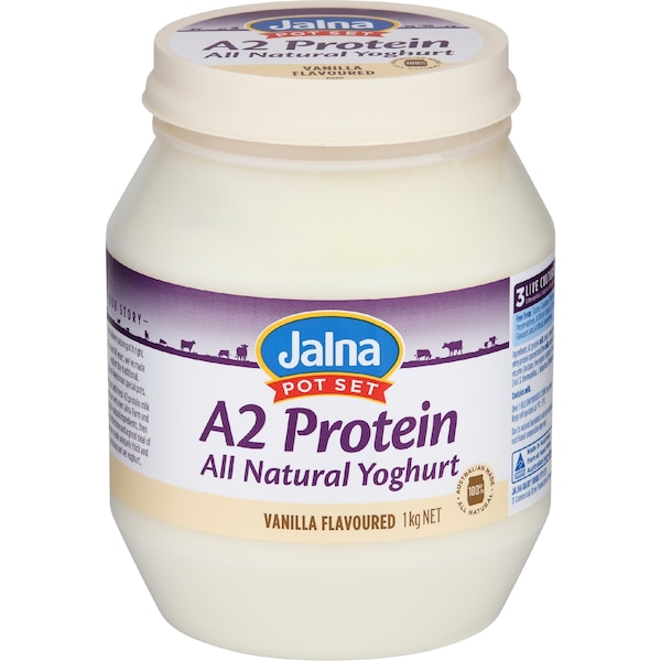 Jalna Pot Set A2 Protein All Natural Yoghurt Vanilla 1kg