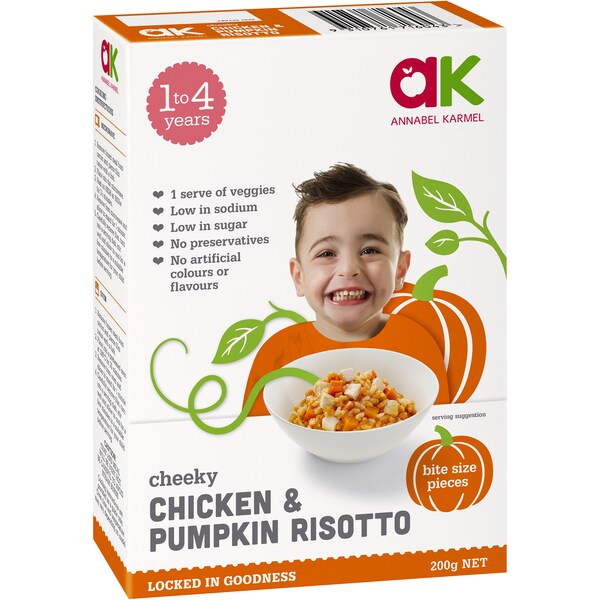 Annabel Karmel Chicken & Pumpkin Risotto Frozen Meal 200g