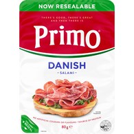 Primo Danish  Salami Sliced