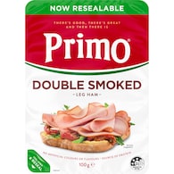Primo Double Smoked Leg Ham Sliced
