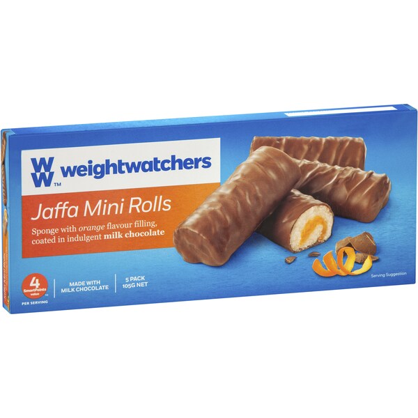 Weight Watchers Cake Jaffa Mini Rolls 105g
