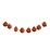Halloween 3D Pom Pom Garland Pumpkin each
