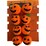 Halloween 3D Pom Pom Garland Pumpkin each