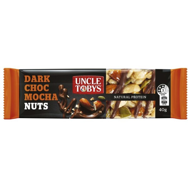 Uncle Tobys Mocha Nut Bar 40g