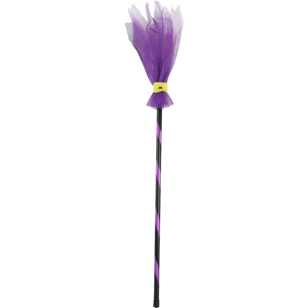 Halloween 90cm Broom Purple each
