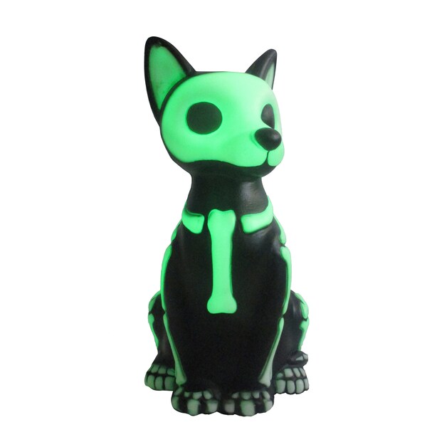 Halloween Light Up Skeleton Dog each
