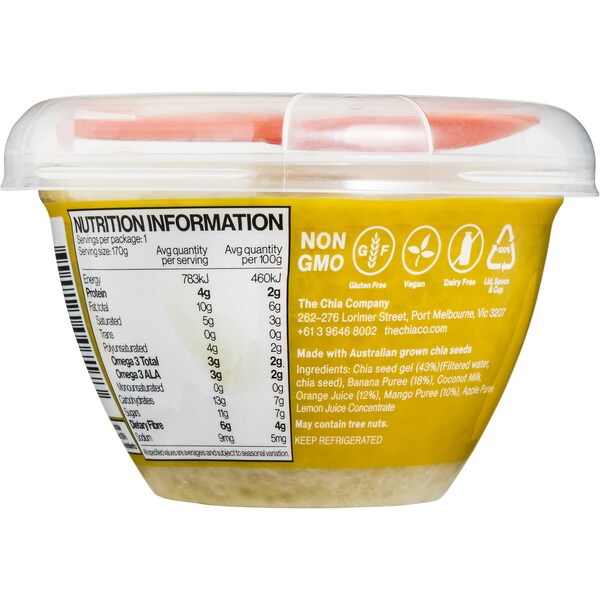 Chia Pod Mango & Banana  170g