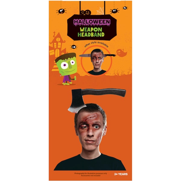 Halloween Weapon Headband Axe each