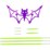 Halloween Glow Dress Up Necklace Bat Kit each