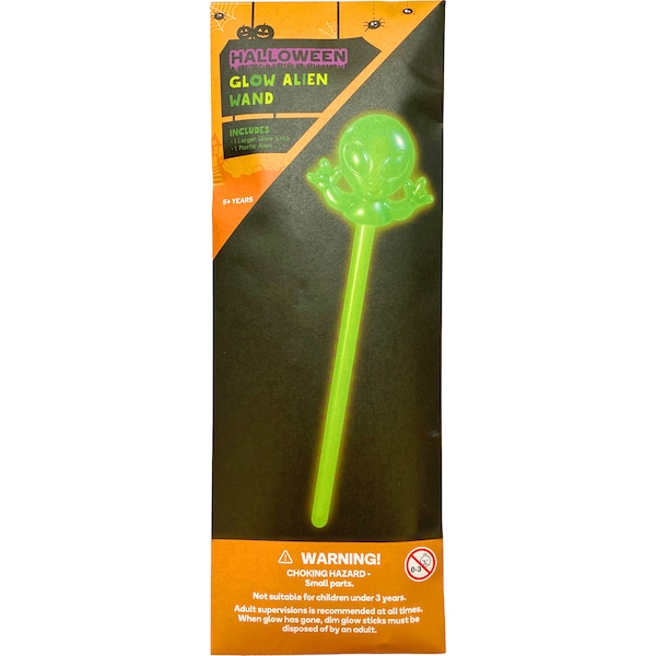 Halloween Glow Wand Alien each