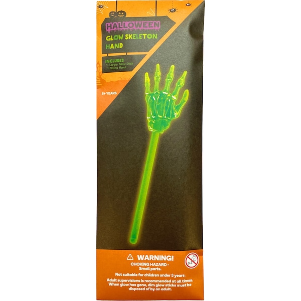Halloween Glow Weapon Skeleton Hand each
