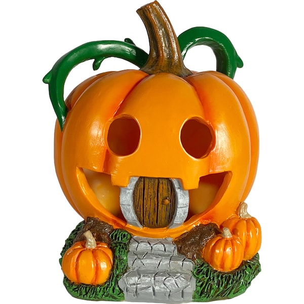 Mirabella Halloween Light Up House Pumpkin each
