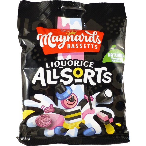 Maynards Liquorice Allsorts 165g