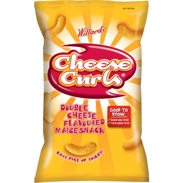 Willards Cheese Curls 150g
