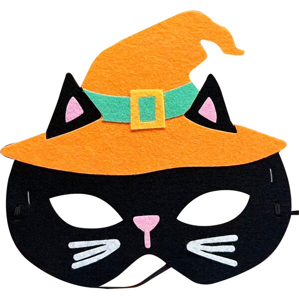 Halloween Kids Felt Mask Cat each