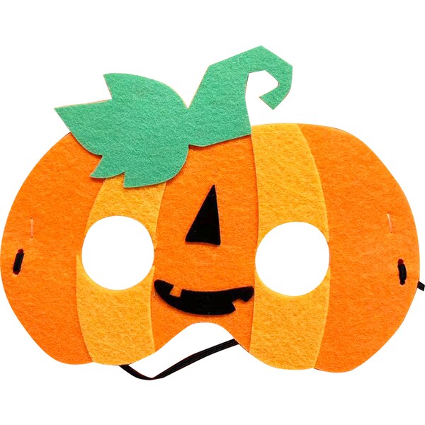 Halloween Kids Felt Mask Pumpkin each