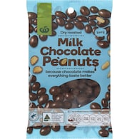 Woolworths Milk Chocolate Peanuts