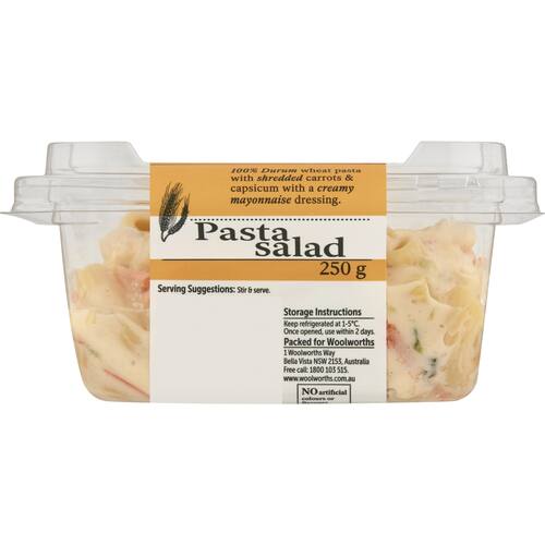 Woolworths Creamy Pasta Salad 250g bunch