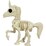 Halloween Small Skeleton Animals Unicorn each