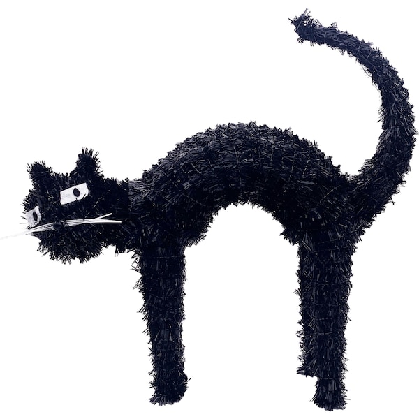Halloween Tinsel Cat each