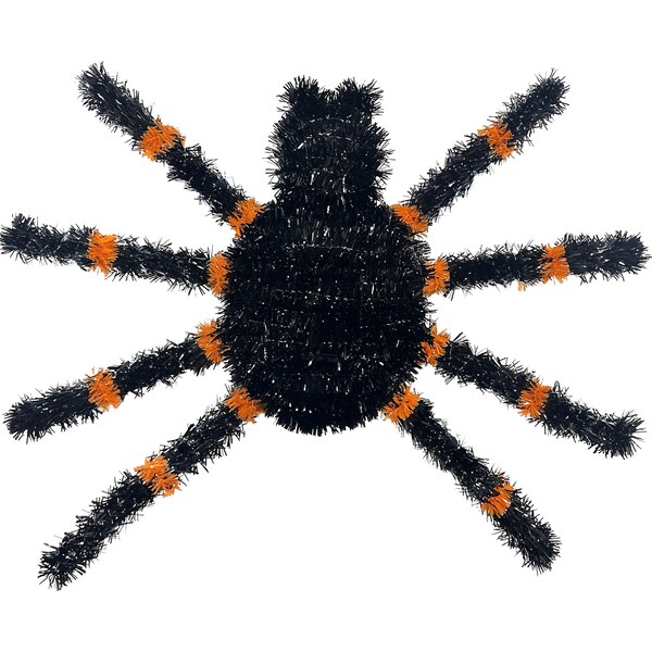Halloween Tinsel Spider each