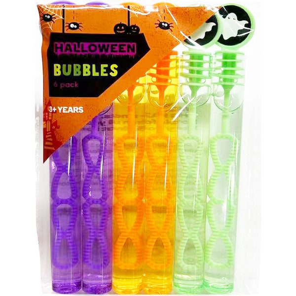 Halloween Trick Or Treat Bubbles 6 pack