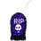 Halloween Tinsel Tabletop Tombstone each