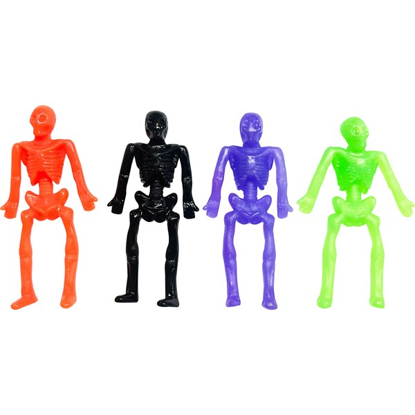 Halloween Trick Or Treat Stretchy Skeletons 4 pack