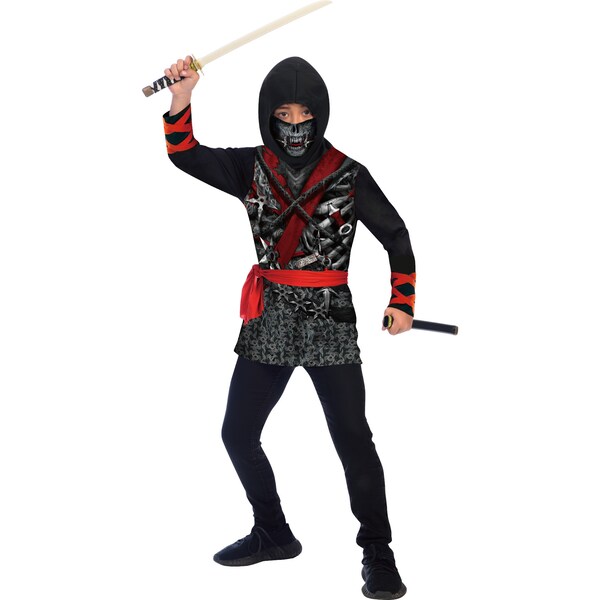 Halloween Kids Dark Ninja Costume Size 8-10 each