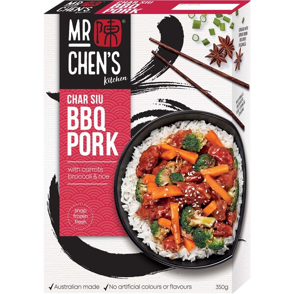 Mr Chen's Char Siu Bbq Pork On Rice 350g