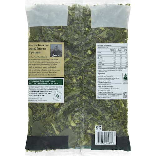 Woolworths Kale leaf and Spinach 300g bunch