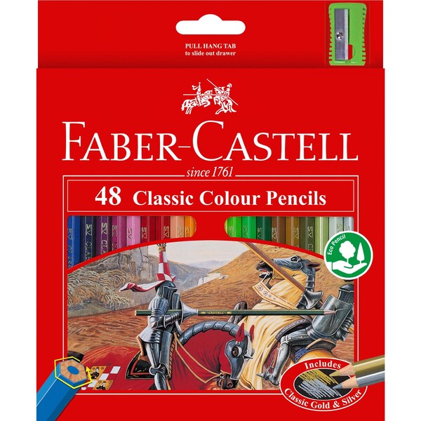 Faber-Castell Classic Colour Pencils 48 pack