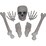 Halloween Bag Of Bones each