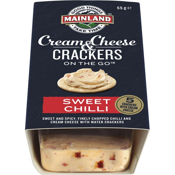 Mainland On The Go Snack Chilli Cream Cheese 55g