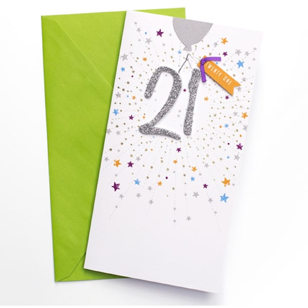 John Sands Happy 21st Birthday Card Each