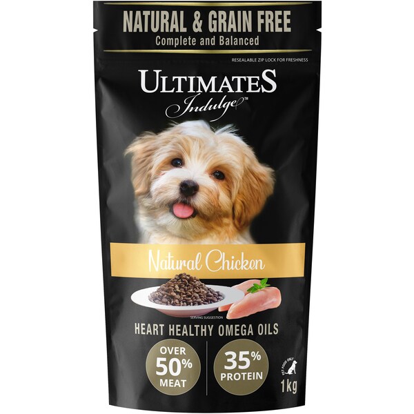 Ultimates Indulge Wet Dog Food Natural Chicken 1kg