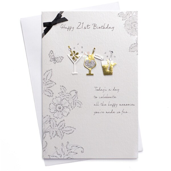 John Sands Happy 21st Birthday Card Each