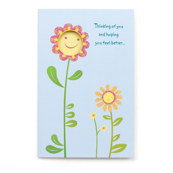 Carlton Greeting Card Smiley Sun Thinking Of You Each
