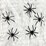 Halloween Spider Webs White With 5 Spiders each