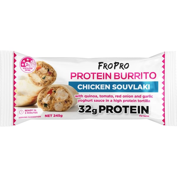 Fropro Protein Burrito Chicken Souvlaki Tortilla 245g