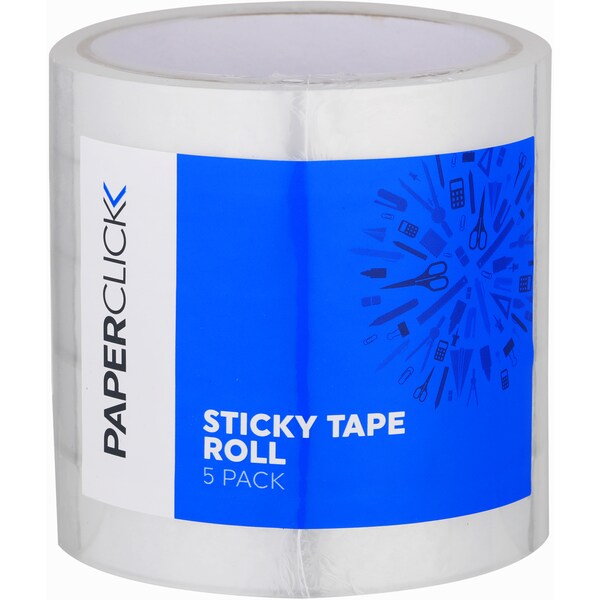 Paperclick Sticky Tap 18Mm X 33Mm 5 pack