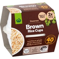 Woolworths Brown Rice Microwave Cups