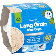 Woolworths Long Grain Rice Microwave Cups