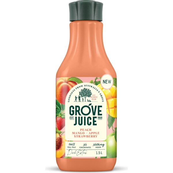 Grove Juice Mango Peach Apple Strawberry 1.5L