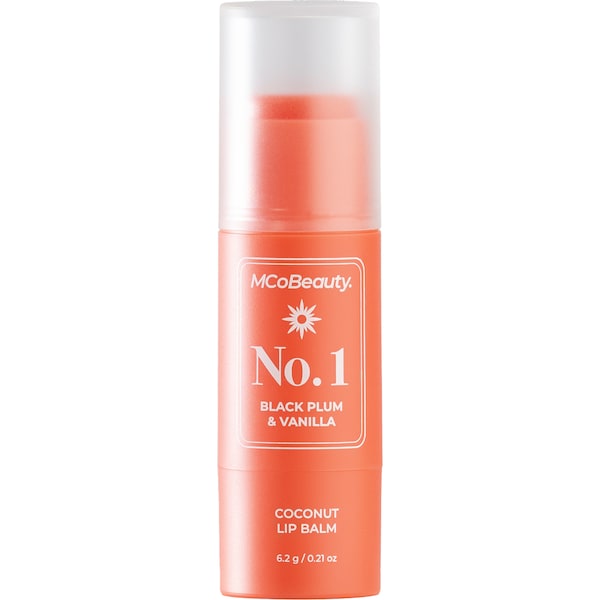 MCoBeauty Coconut Lip Balm No.1 Black Plum & Vanilla 6.2g