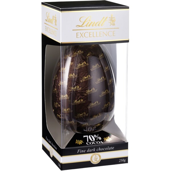 Lindt Excellence 70% Fine Dark Chocolate Egg 250g