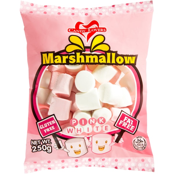 Candy Lovers Marshmallows Pink & White 250g