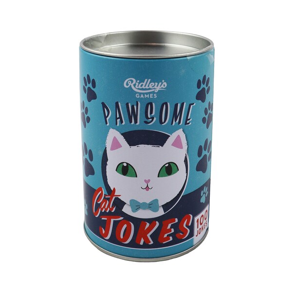 Lucky Lad Canned Laughter - Pawesome Cat Jokes Each