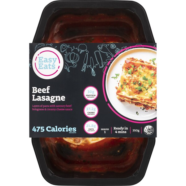 Easy Eats Beef Lasagne Meal 350g